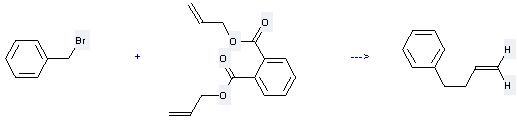 Diallyl phthalate can be used to produce but-3-enyl-benzene at the temperature of 60 °C